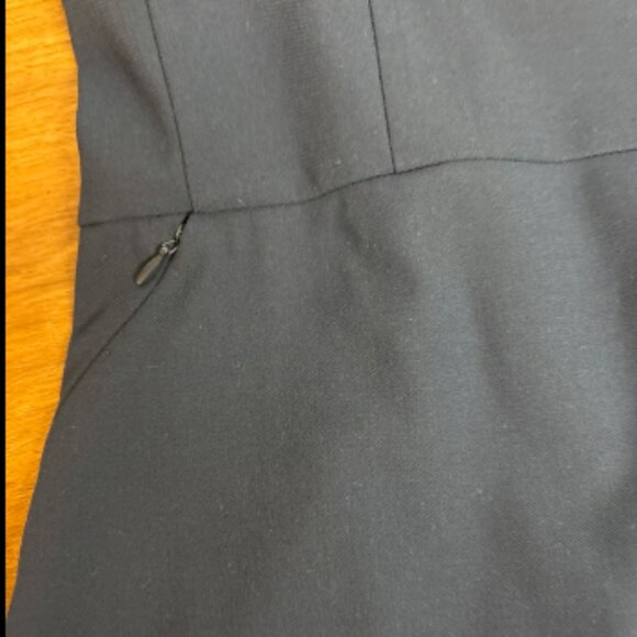 ANN TAYLOR BI STRETCH SHEATH SCOOP NECK CAP SLEEVE PURE SAPPHIRE NAVY DRESS $149 - Picture 11 of 11